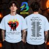 Jonas Brothers Merch Collection Burning Up Crest Tour 2026 Two Sided Unisex T Shirt