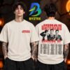 Jonas Brothers Merch Collection Burning Up Crest Tour 2026 Two Sided Unisex T Shirt