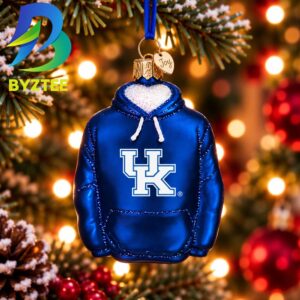 Kentucky Hoodie NCAA Gifts For Fan Christmas Tree Decorations Ornament