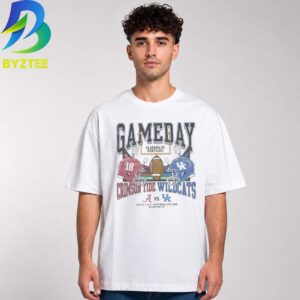 Kentucky Wildcats White Football vs Alabama Crimson 2026 Unisex T Shirt