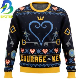 Kingdom Hearts Courage Is The Key Ugly Christmas Sweater