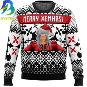 Kingdom Hearts Merry Xemnas Ugly Christmas Sweater