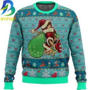 Kingdom Hearts Santa Sora Ugly Christmas Sweater