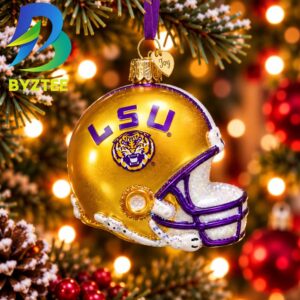 LSU Helmet NCAA Gifts For Fan Christmas Tree Decorations Ornament