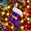 LSU Pennant NCAA Gifts For Fan Christmas Tree Decorations Ornament