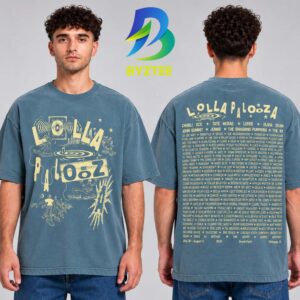 Lollapalooza Collage Lineup Two Sided Unisex T Shirt