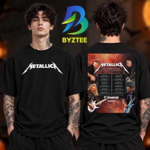 Metallica M72 World Tour Dates North America 2027 Two Sided Unisex T Shirt