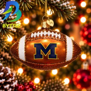Michigan Football NCAA Gifts For Fan Christmas Tree Decorations Ornament