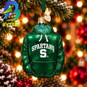 Michigan State Hoodie NCAA Gifts For Fan Christmas Tree Decorations Ornament