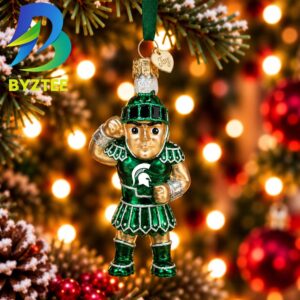 Michigan State Sparty NCAA Gifts For Fan Christmas Tree Decorations Ornament
