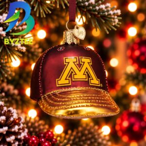 Minnesota Baseball Cap NCAA Gifts For Fan Christmas Tree Decorations Ornament