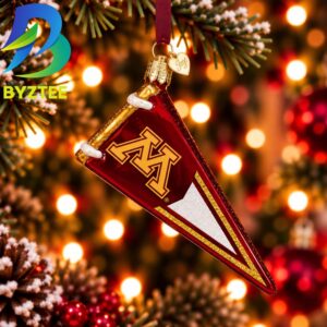 Minnesota Pennant NCAA Gifts For Fan Christmas Tree Decorations Ornament