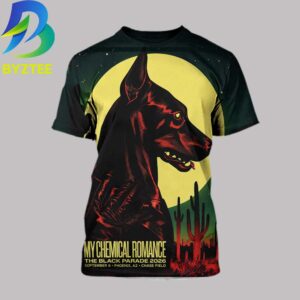 My Chemical Romance Phoenix AZ Event Poster At Chase Field In Phoenix AZ On September 6 2026 All Over Print Shirt