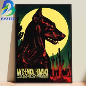 My Chemical Romance Phoenix AZ Event Poster At Chase Field In Phoenix AZ On September 6 2026 Home Decor Poster Canvas