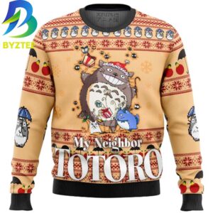 My Neighbor Totoro Friends Ugly Christmas Sweater