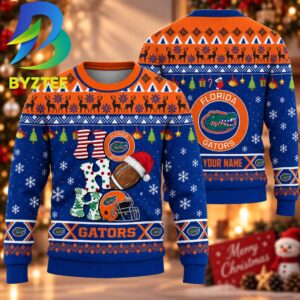 NCAA Florida Gators HO HO HO Gift For Fan Ugly Christmas Sweater