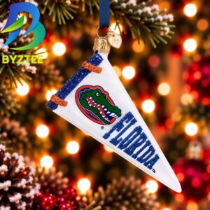 NCAA Florida Pennant Xmas Gifts Christmas Decorations Ornament
