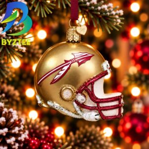 NCAA Florida State Helmet Xmas Christmas Tree Decorations Ornament