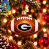NCAA Georgia Baseball Cap Xmas Gifts Christmas Decorations Ornament