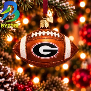 NCAA Georgia Football Xmas Gifts Christmas Decorations Ornament