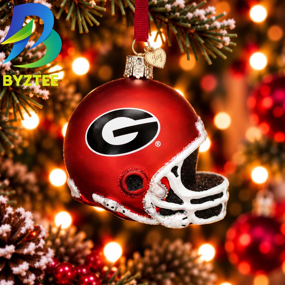 NCAA Georgia Helmet Xmas Gifts Christmas Decorations Ornament NCAA Georgia Helmet Xmas Gifts Christmas Decorations Ornament