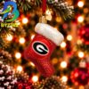 NCAA Georgia Pennant NCAA Gifts For Fan Christmas Tree Decorations Ornament