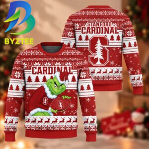 NCAA Stanford Cardinal Grinch Gìft For Fan Ugly Christmas Sweater