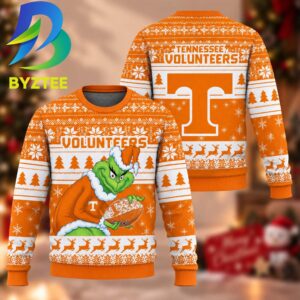 NCAA Tennessee Volunteers Grinch Gift For Families Ugly Christmas Sweater