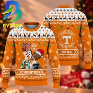 NCAA Tennessee Volunteers HO HO HO Gift For Fan Ugly Christmas Sweater