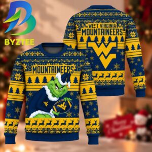 NCAA West Virginia Mountaineers Grinch Gift For Fan Ugly Christmas Sweater