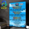 Weezer West Valley City Event Poster At Maverik Center In West Valley City On September 15 2026 Home Decor Poster Canvas