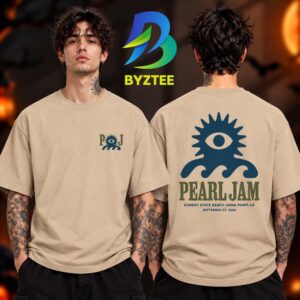 Ohana Fest Pearl Jam Merch Collection Wave Lord Two Sided Unisex T Shirt