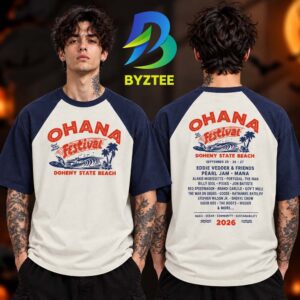 Ohana Festival Merch Collection Surf Meet 2026 Unisex T Shirt