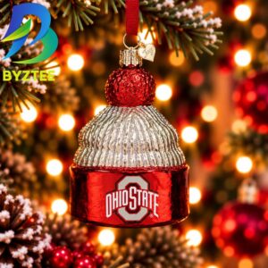 Ohio State Beanie NCAA Gifts For Fan Christmas Tree Decorations Ornament