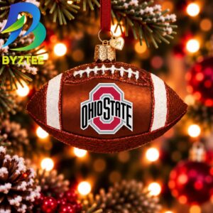 Ohio State Football NCAA Gifts For Fan Christmas Tree Decorations Ornament