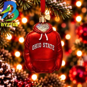 Ohio State Hoodie NCAA Gifts For Fan Christmas Tree Decorations Ornament