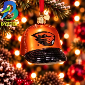 Oregon State Baseball Cap NCAA Gifts For Fan Christmas Tree Decorations Ornament