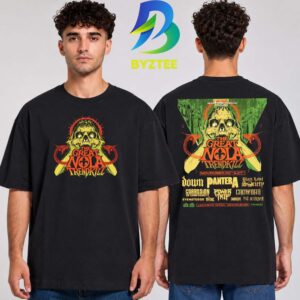 Pantera The Great Nola Trendkill New Orleans Event Poster At Lakefront Arena In New Orleans On September 20 And 21 2026 Two Sided Unisex T Shirt
