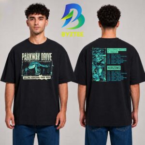 Parkway Drive Official Killing Horizons 2026 Tour Two Sided Unisex T Shirt