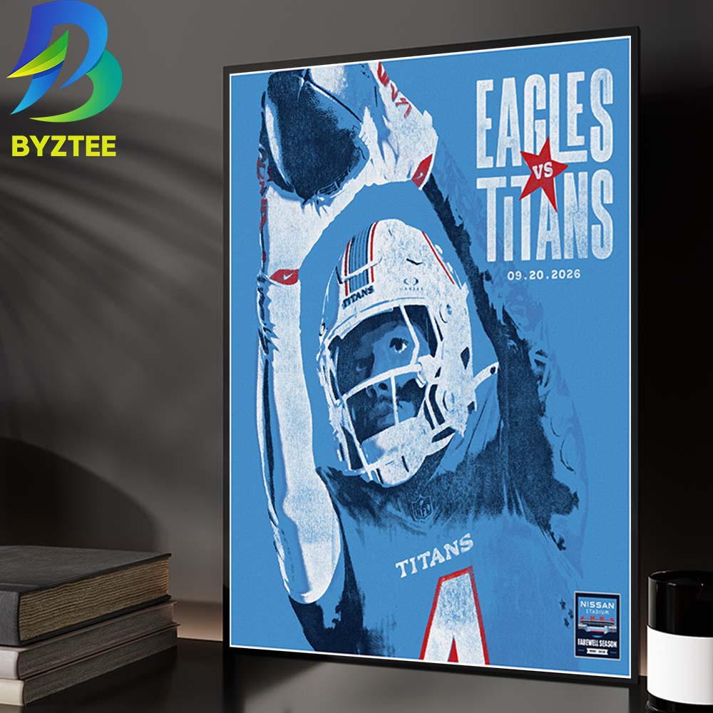 Philadelphia Eagles Vs Tennessee Titans Nashville TN At Nissan Stadium In Nashville TN On September 20 2026 Home Decor Poster Canvas Philadelphia Eagles Vs Tennessee Titans Nashville TN At Nissan Stadium In Nashville TN On September 20 2026 Home Decor Poster Canvas