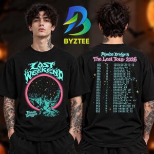 Phoebe Bridgers Merch The Lost Tour 2026 Tour Dates Album Cover Lost Weekend Two Sided Unisex T Shirt