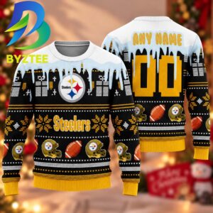 Pittsburgh Steelers Best Gift Custom Name For Fan 2026 Ugly Christmas Sweater