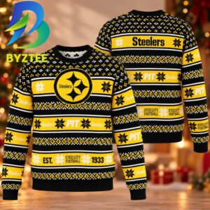 Pittsburgh Steelers Gift For Fan 2026 Ugly Christmas Sweater
