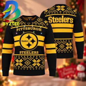 Pittsburgh Steelers Light Up Gift For Fan 2026 Ugly Christmas Sweater