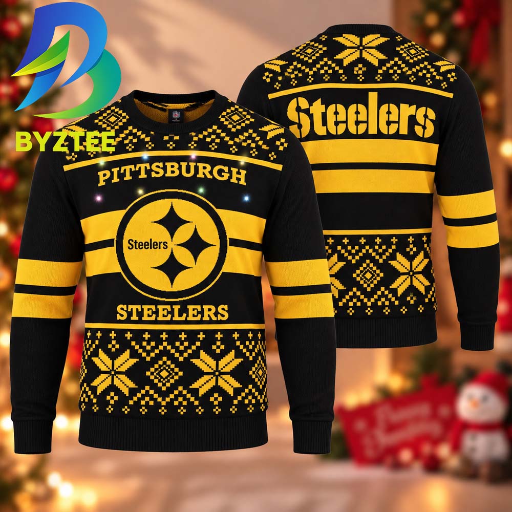Pittsburgh Steelers Light Up Gift For Fan 2026 Ugly Christmas Sweater Pittsburgh Steelers Light Up Gift For Fan 2026 Ugly Christmas Sweater