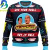 Power Ranger Ho Ho Red Ugly Christmas Sweater