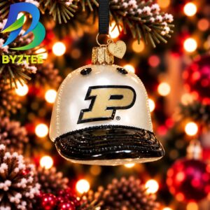 Purdue Baseball Cap NCAA Gifts For Fan Christmas Tree Decorations Ornament