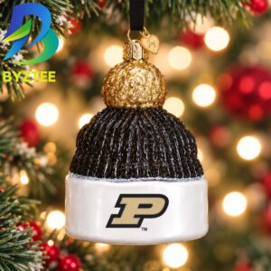 Purdue Beanie NCAA Gifts For Fan Christmas Tree Decorations Ornament