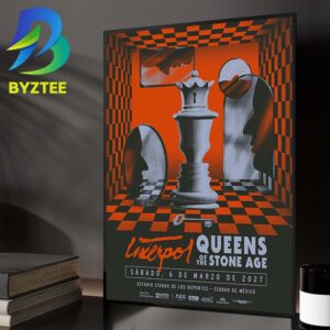 Queens Of The Stone Age Ciudad De Mexico At The Estadio Ciudad De Los Deportes With Interpol 6 De Marzo De 2027 Home Decor Poster Canvas