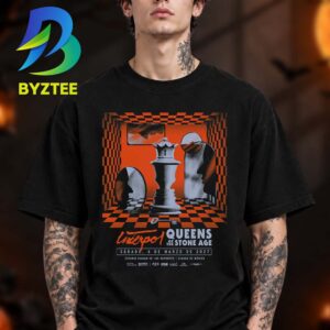Queens Of The Stone Age Ciudad De Mexico At The Estadio Ciudad De Los Deportes With Interpol 6 De Marzo De 2027 Unisex T Shirt